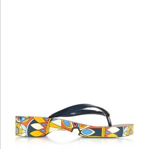 Tory Burch Cut-Out Wedge Flip Flop